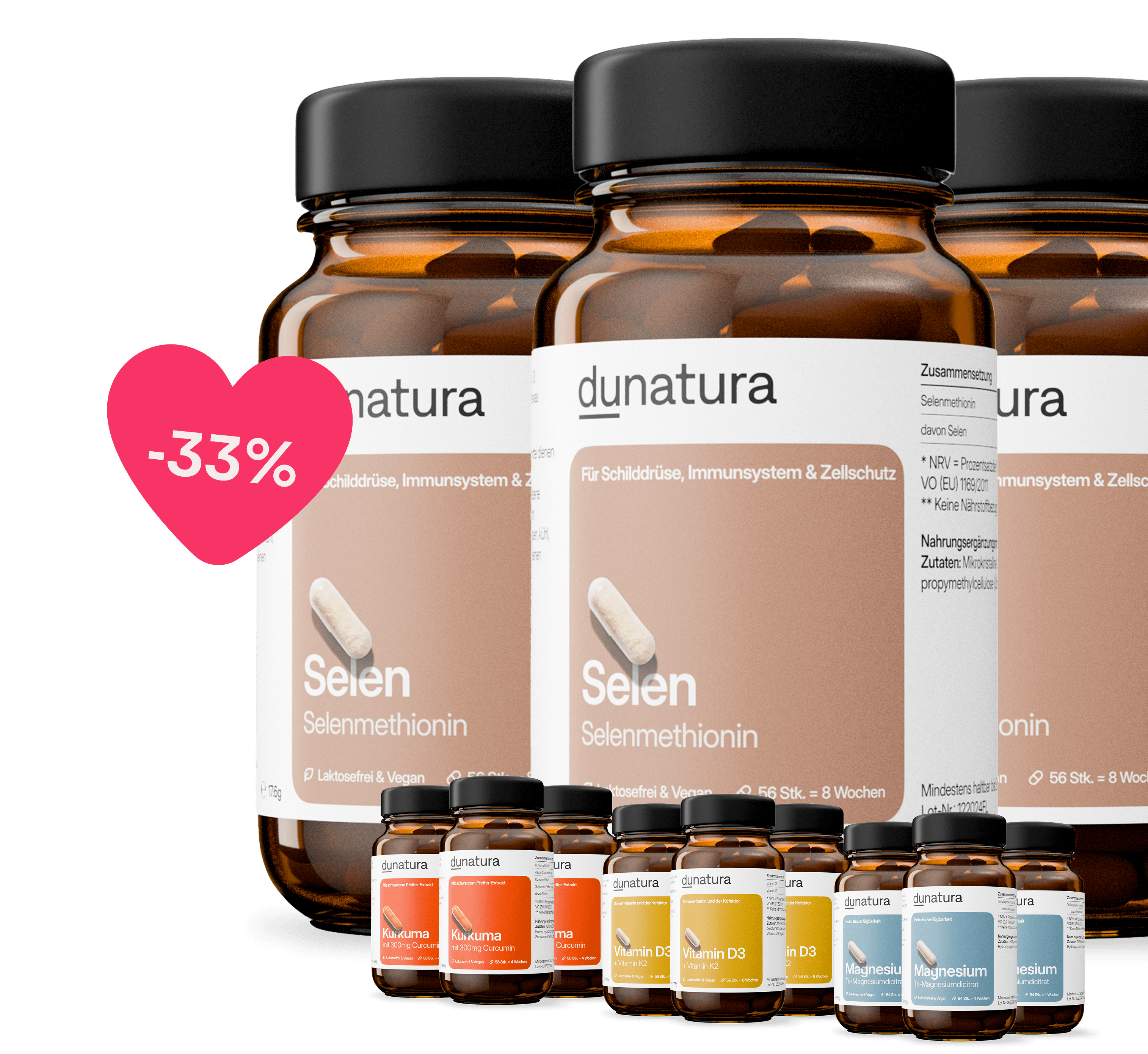 Ashwagandha (500mg) mit 25mg Withanoliden | 56 Kapseln in Glasflasche