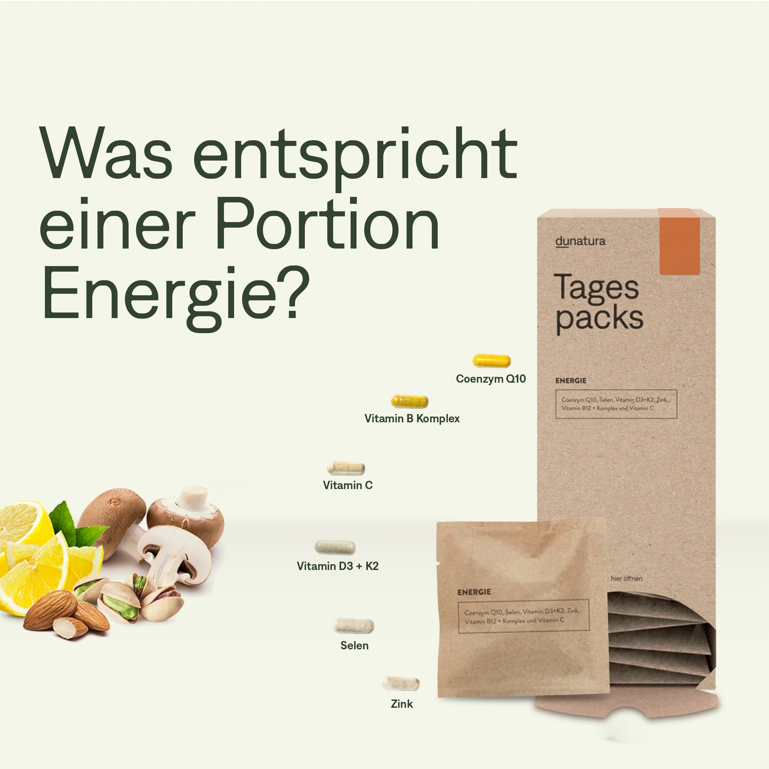 Energie Tagespacks