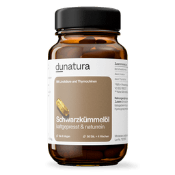 Bio Schwarzkümmelöl (500 mg) – mit Linolsäure & Thymochinon | 56 Kapseln in Glasflasche