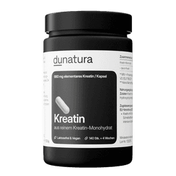 Kreatin (750mg) – aus reinem Kreatin-Monohydrat | 140 Kapseln in Glasflasche