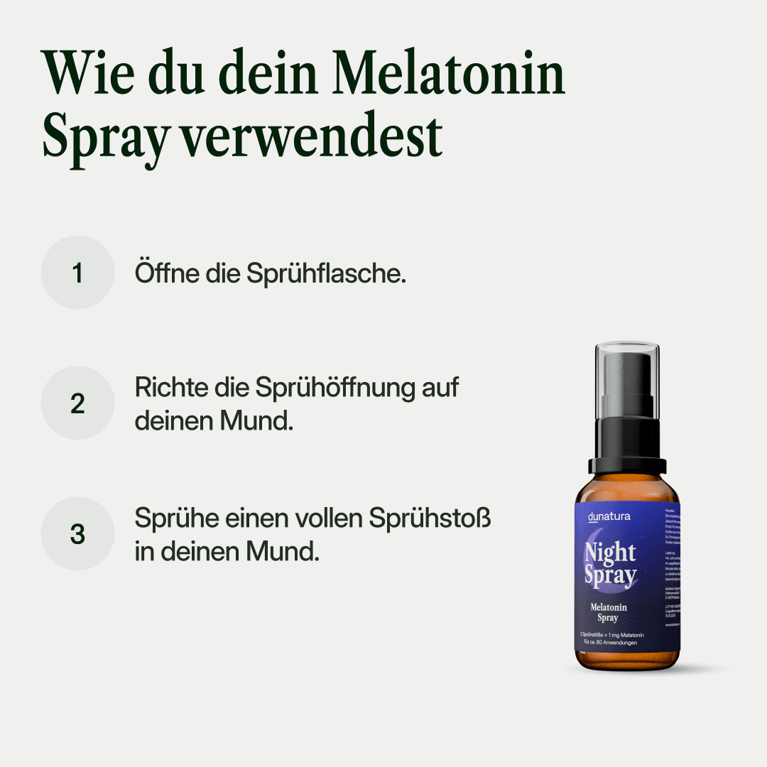 Melatonin Night Spray - vegan - 20ml - 1mg