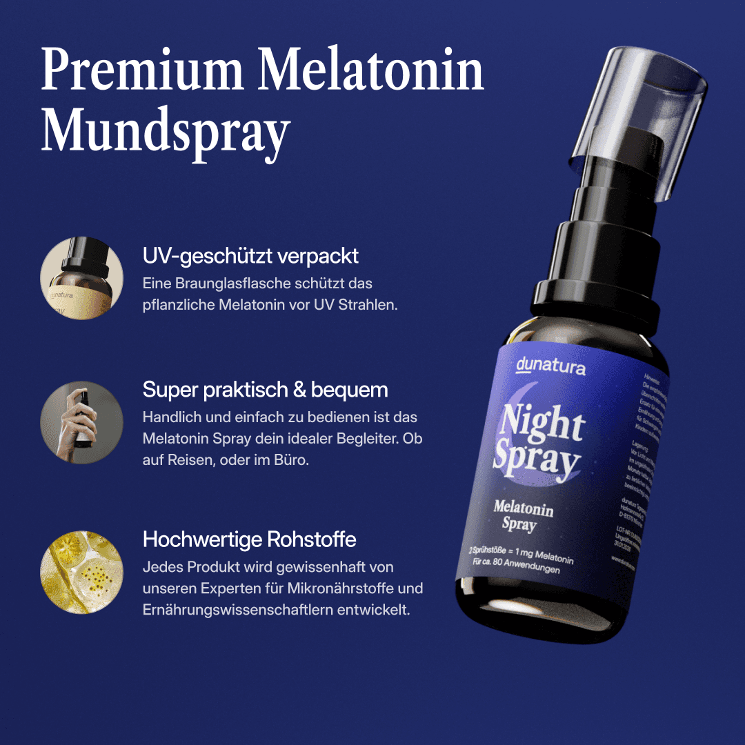 Melatonin Night Spray - vegan - 20ml - 1mg