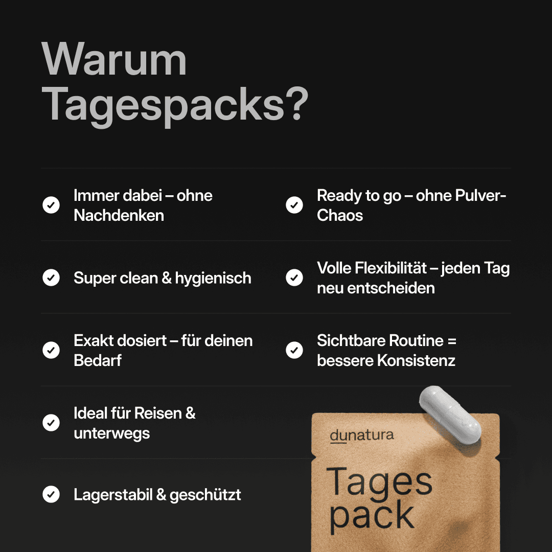 Kreatin PRO Tagespacks (5,3g reines Kreatin/Tag)