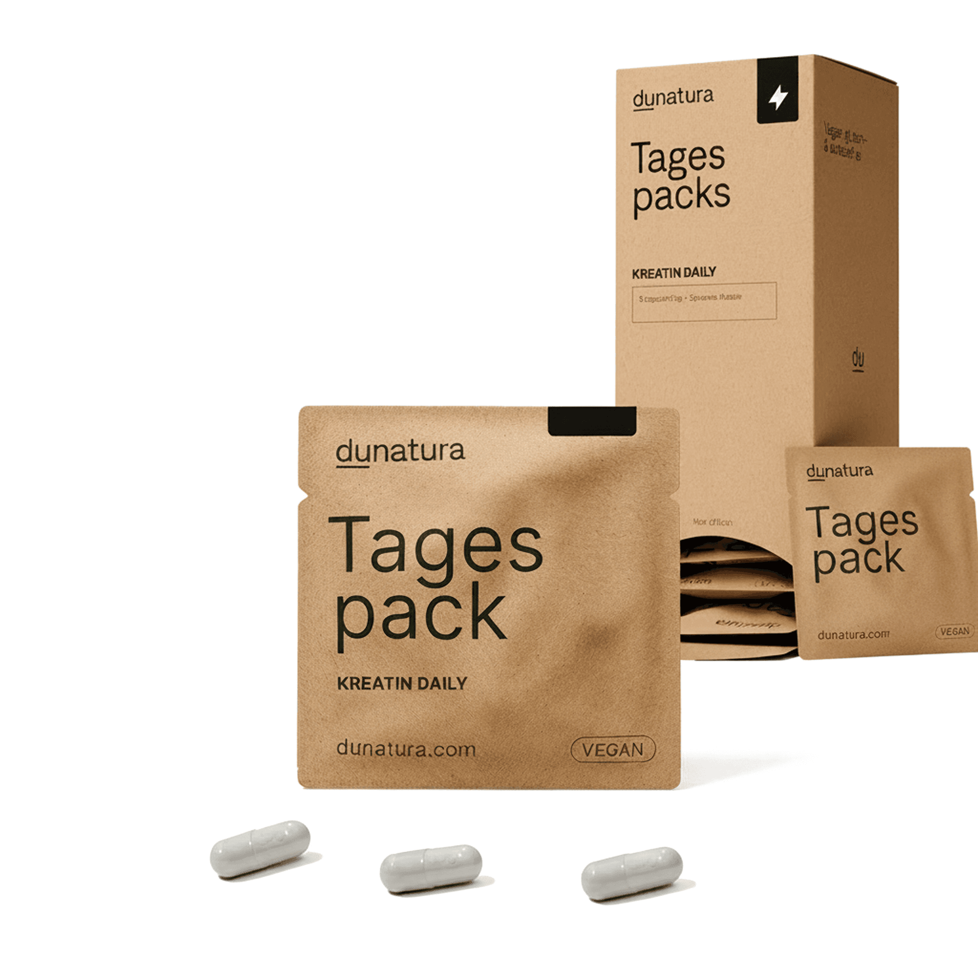 Kreatin Daily Tagespacks (2g reines Kreatin/Tag)